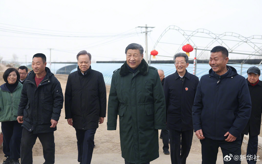 习近平春节前夕在天津看望慰问基层干部群众4